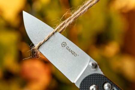 Нож складной Ganzo G727M-BK черный (Поврежден. упаковка. Нет салфетки)