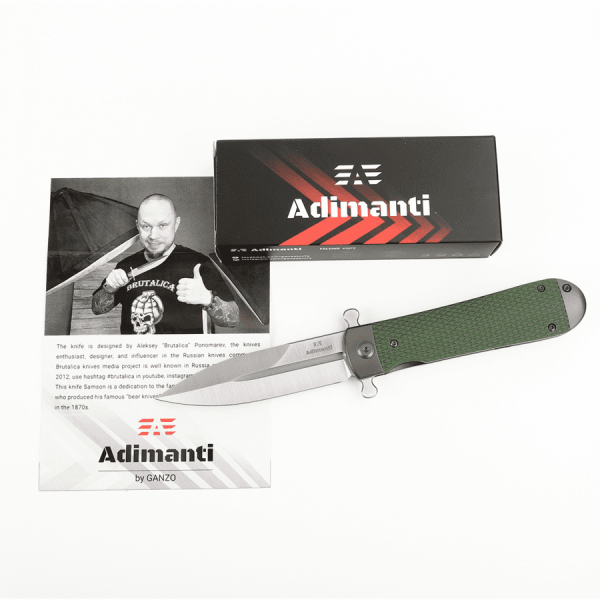 Нож складной Adimanti Самсон by Ganzo (Brutalica дизайн), Samson-GR