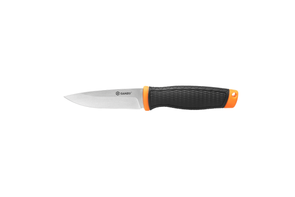 Нож Ganzo G806 черный c оранжевым, G806-OR