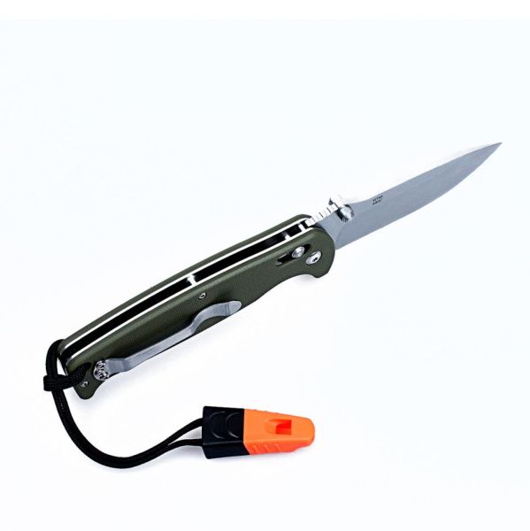 Нож Ganzo G7412-WS зеленый, G7412-GR-WS