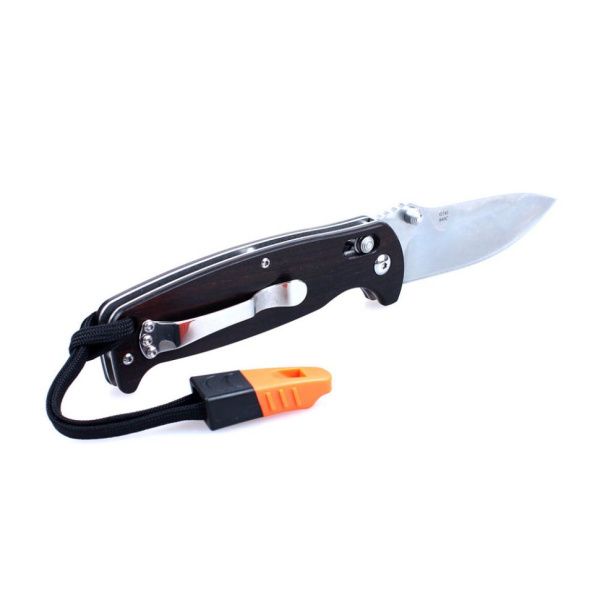 Нож Ganzo G7412-WS темное дерево, G7412-WD2-WS