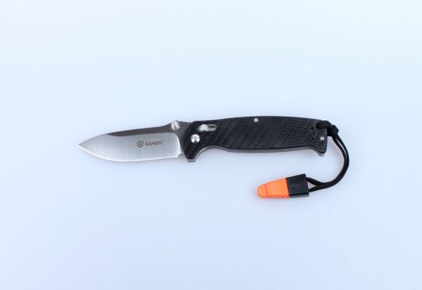 Нож Ganzo G7411-WS карбон, G7411-CF-WS