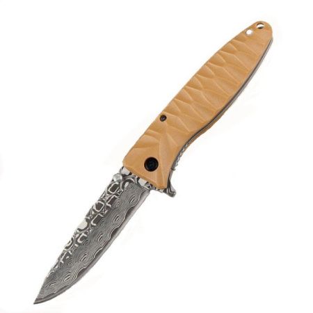 Нож Firebird F620 желтый (травление), F620-Y2