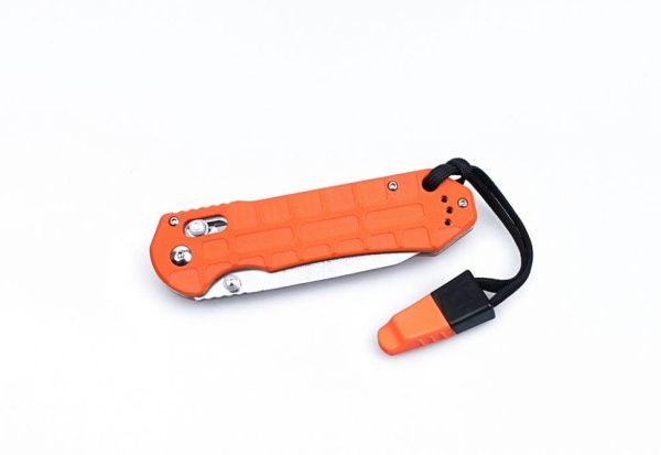 Нож Ganzo G7452P-WS оранжевый, G7452P-OR-WS