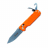 Нож Ganzo G735-OR оранжевый