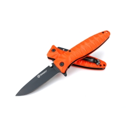 Нож Ganzo G620O-1, черный клинок (оранжевый) (оранжевый)