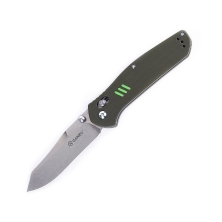 Уцененный товар Нож Ganzo G756 зеленый образец, (В зип пакете)