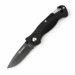 Уцененный товар Нож Ganzo G611 черный,(Новый. В упаковке. На обухе клинка отсутствует шпенек-шайба) (Уцененный товар Нож Ganzo G611 черный,(Новый. В упаковке. На обухе клинка отсутствует шпенек-шайба))