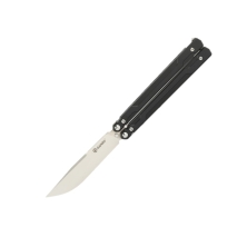 Уцененный товар Нож-бабочка Ganzo G766-BK, черный(Витринный образец)
