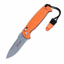 Нож Ganzo G7412P-WS оранжевый, G7412P-OR-WS